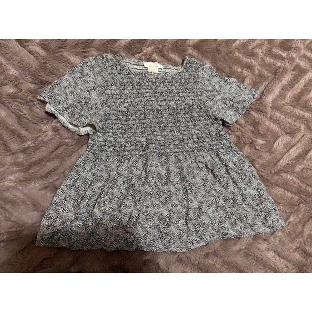 Black & White Patterned Top